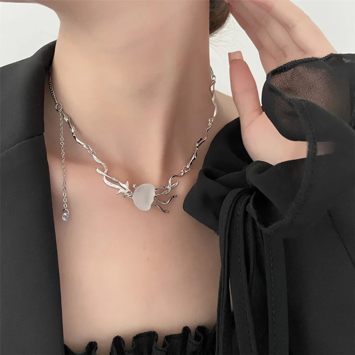 Ig Style Korean Style Geometric Alloy Wholesale Necklace