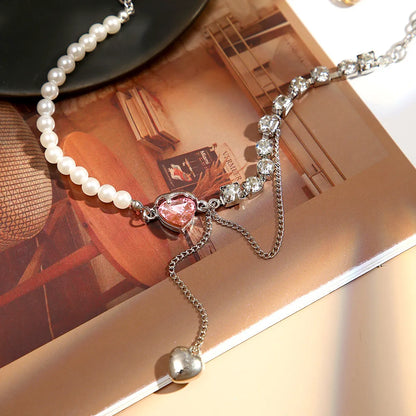 Ig Style Korean Style Heart Shape Alloy Wholesale Layered Necklaces