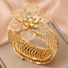 IG Style Modern Style Flower Alloy Women'S Bangle