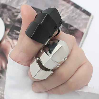 Ig Style Punk Classic Style Geometric Alloy Irregular Men'S Rings