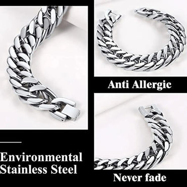 IG Style Punk Cool Style Geometric 304 Stainless Steel Plating Unisex Bracelets