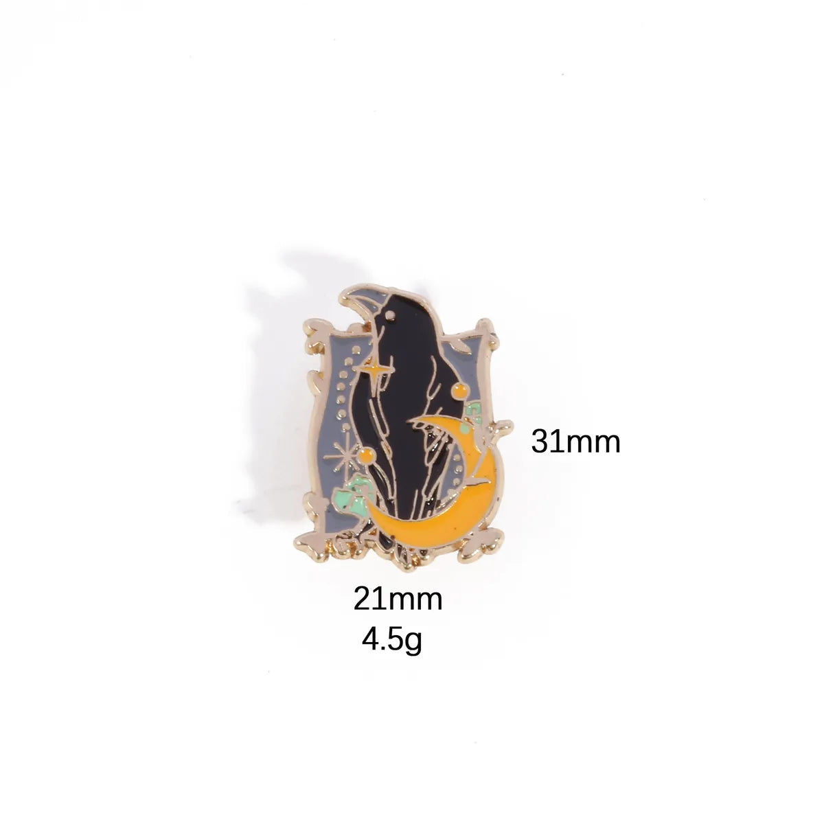 IG Style Retro Crow Flower Alloy Unisex Brooches