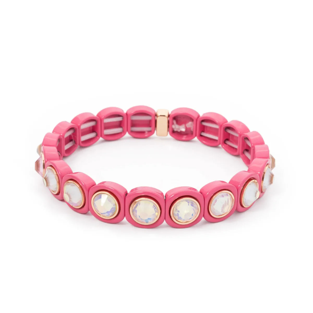 IG Style Round Rhinestones Alloy Enamel Wholesale Bracelets