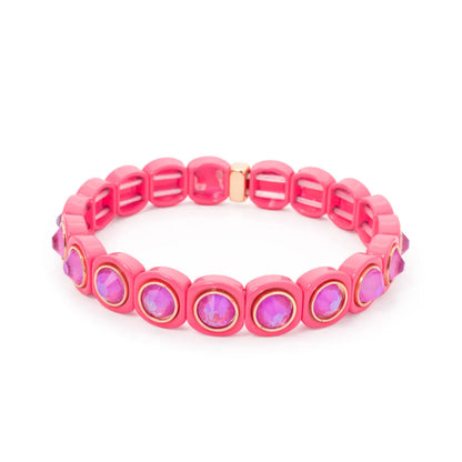 IG Style Round Rhinestones Alloy Enamel Wholesale Bracelets