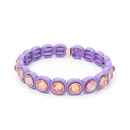 IG Style Round Rhinestones Alloy Enamel Wholesale Bracelets