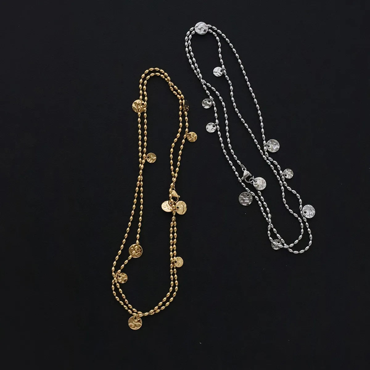 Ig Style Round Stainless Steel Necklace