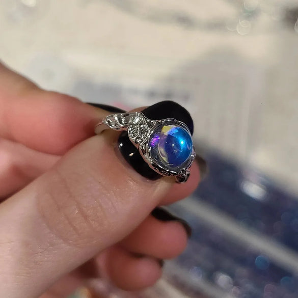 Ig Style Shiny Owl Snake Butterfly Alloy Plating Inlay Rhinestones Unisex Rings