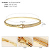 IG Style Shiny Round Water Droplets Snake Rhinestones Alloy Wholesale Bangle
