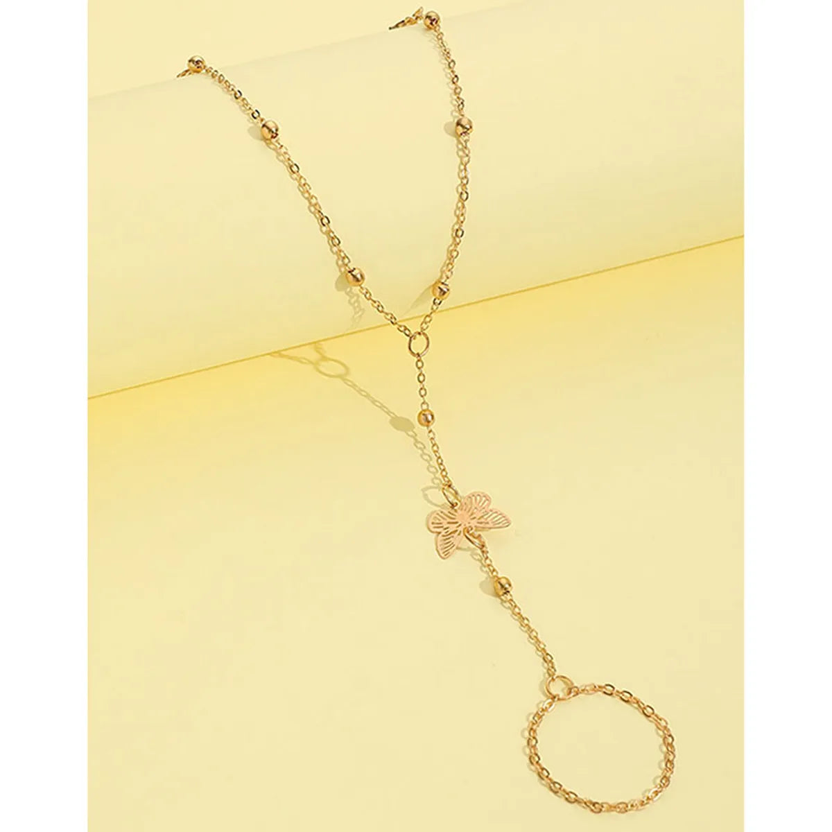 Ig Style Simple Style Butterfly Alloy Hollow Out Women'S Bracelets