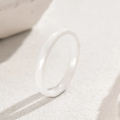 IG Style Simple Style Circle Ceramics Women'S Rings