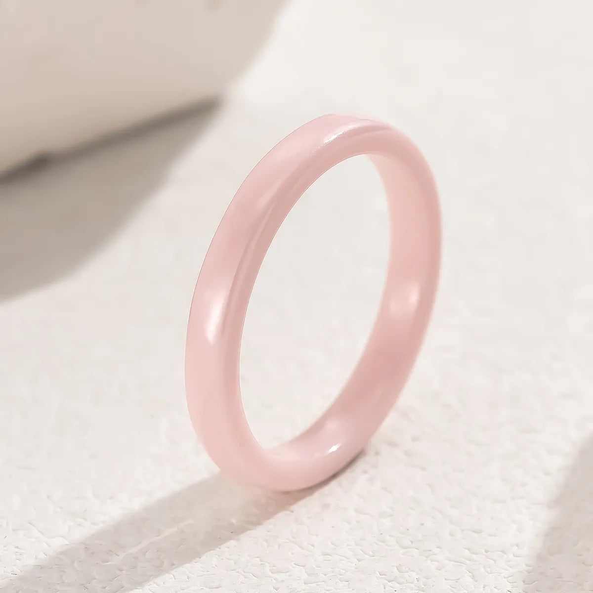 IG Style Simple Style Circle Ceramics Women'S Rings