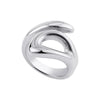 IG Style Simple Style Geometric Alloy Titanium Steel Plating Women'S Open Rings