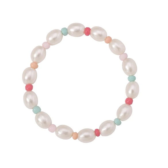 IG Style Simple Style Geometric Imitation Pearl Seed Bead Beaded Women'S Bracelets Necklace