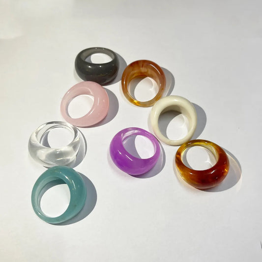 IG Style Simple Style Geometric Resin Women'S Rings