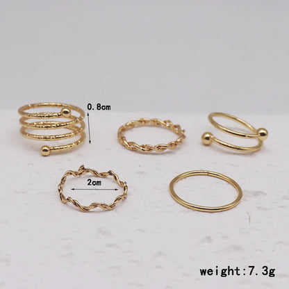 Ig Style Simple Style Heart Shape Alloy Resin Plating Gold Plated Women's Rings