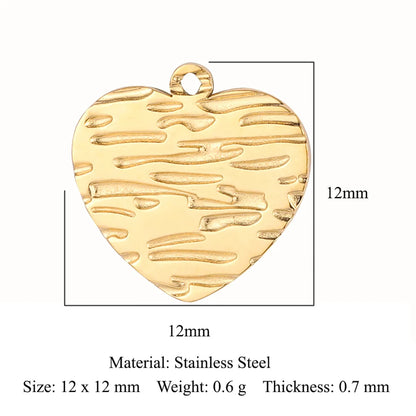 Ig Style Simple Style Heart Shape Eye Key Stainless Steel Plating Inlay Zircon Charms Jewelry Accessories