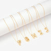 Ig Style Simple Style Letter Stainless Steel Copper Polishing Plating 18k Gold Plated Pendant Necklace