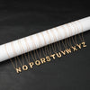 Ig Style Simple Style Letter Stainless Steel Copper Polishing Plating 18k Gold Plated Pendant Necklace