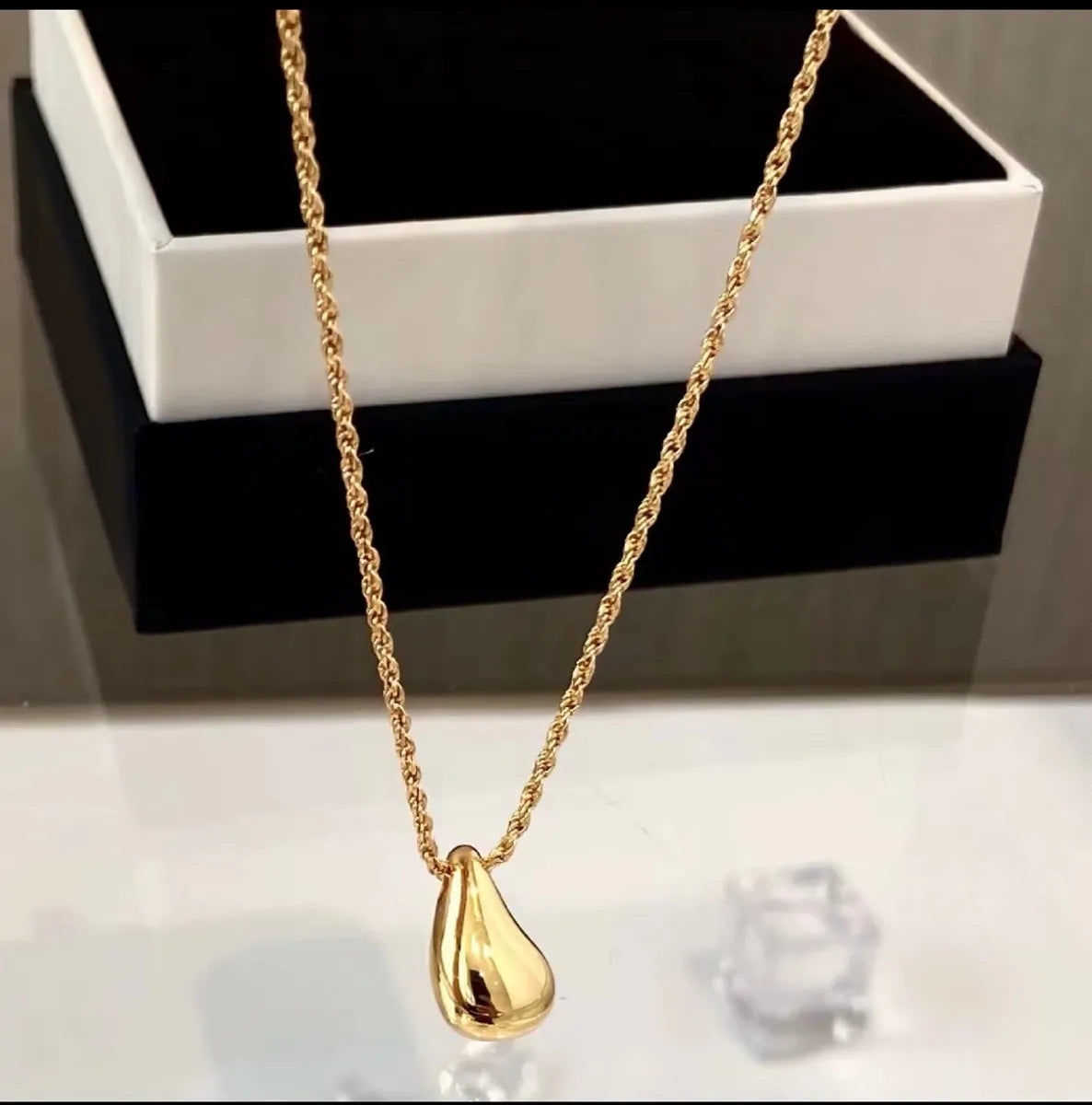 Ig Style Simple Style Solid Color Sterling Silver Plating 18k Gold Plated White Gold Plated Pendant Necklace