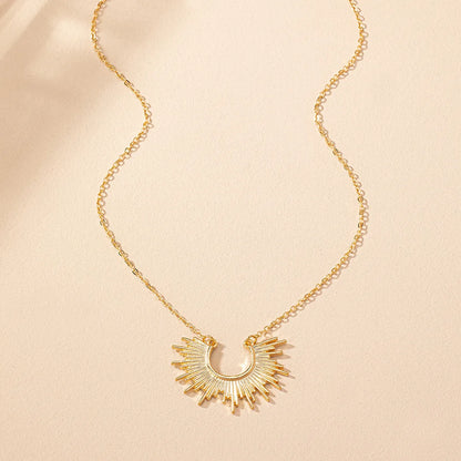 IG Style Simple Style Sun Zinc Alloy Plating Women's Necklace