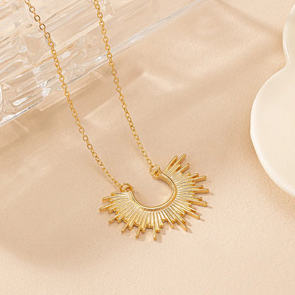 IG Style Simple Style Sun Zinc Alloy Plating Women's Necklace