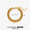 IG Style Simple Style Twist 304 Stainless Steel 18K Gold Plated Bracelets In Bulk