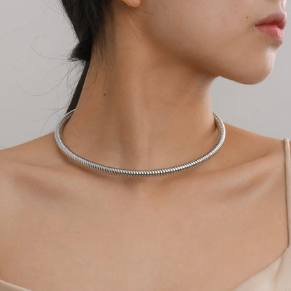 IG Style Solid Color Alloy Wholesale Choker