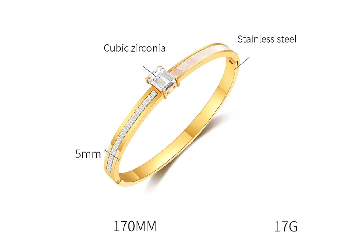 Ig Style Square Stainless Steel Bangle