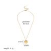 Stainless Steel 18K Gold Plated IG Style Enamel Plating Star Moon Heart Shape Pendant Necklace