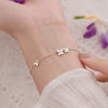 Ig Style Sweet Butterfly Copper Enamel Plating Inlay Zircon Bracelets