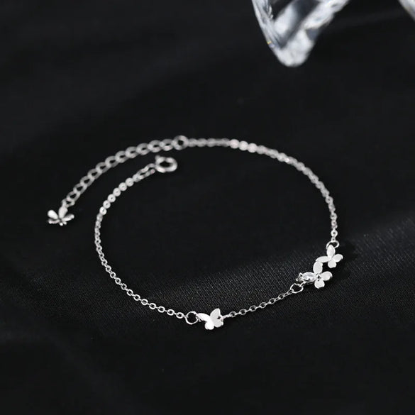 Ig Style Sweet Butterfly Copper Enamel Plating Inlay Zircon Bracelets