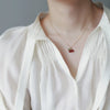 Ig Style Sweet Cherry Titanium Steel Plating 18k Gold Plated Pendant Necklace