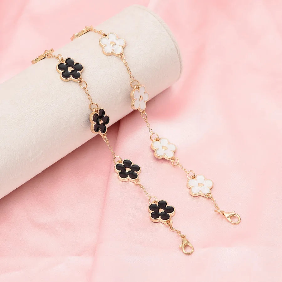 IG Style Sweet Flower Alloy Wholesale Bracelets