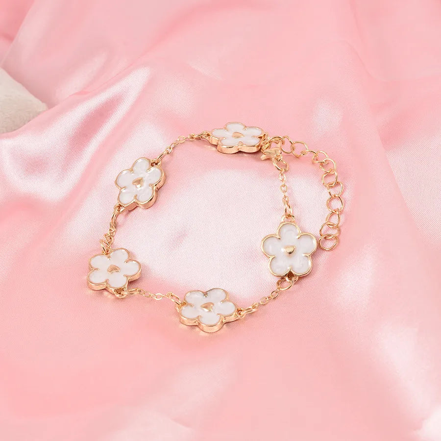 IG Style Sweet Flower Alloy Wholesale Bracelets