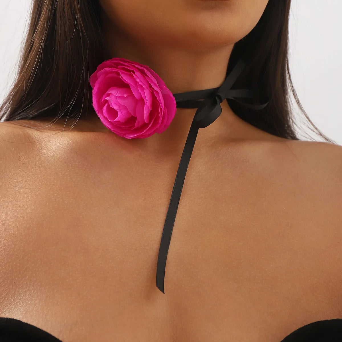 IG Style Sweet Flower Gauze Wholesale Choker