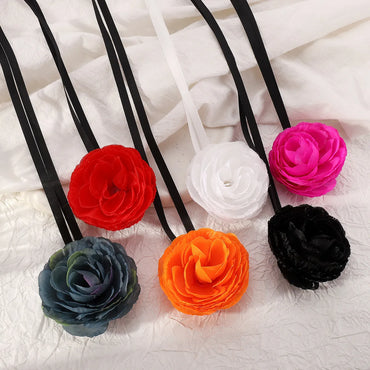 IG Style Sweet Flower Gauze Wholesale Choker