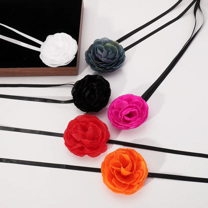 IG Style Sweet Flower Gauze Wholesale Choker