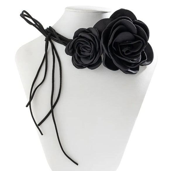 IG Style Sweet Flower Polyester Wholesale Choker