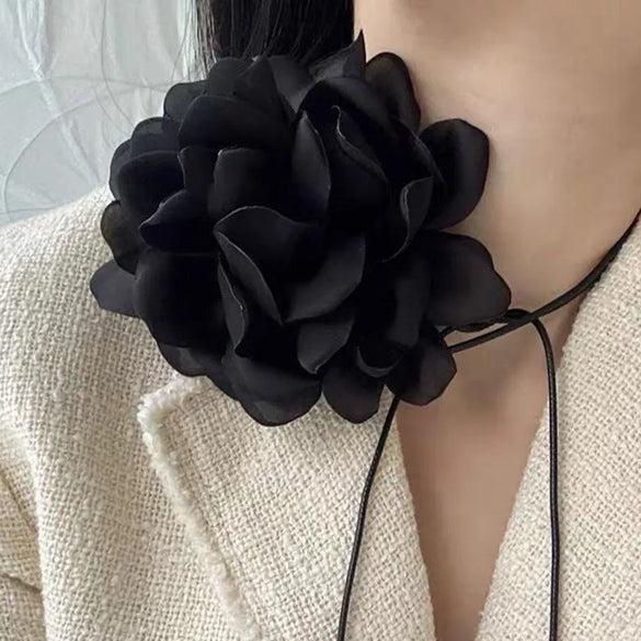 IG Style Sweet Flower Polyester Wholesale Choker