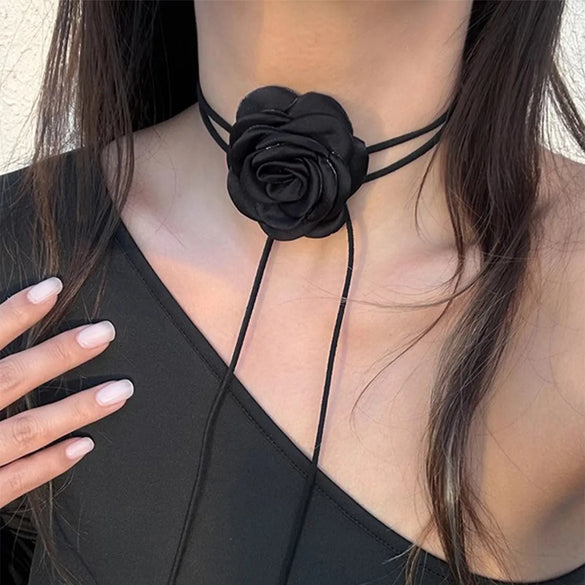 IG Style Sweet Flower Polyester Wholesale Choker