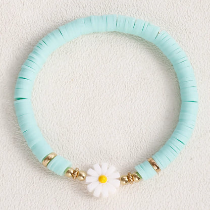 IG Style Sweet Flower Soft Clay Wholesale Bracelets