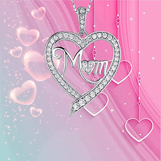 Ig Style Sweet Letter Heart Shape Copper Inlay Zircon Pendant Necklace