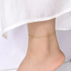 IG Style Vacation Geometric 201 Stainless Steel Plating 18K Gold Plated Women's Anklet
