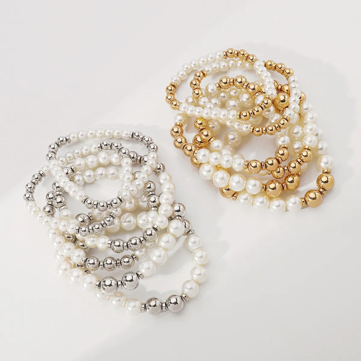 IG Style Vacation Pearl CCB Imitation Pearl Wholesale Bracelets