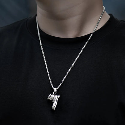 IG Style Vintage Style Punk Shoe Titanium Steel Men'S Pendant Necklace