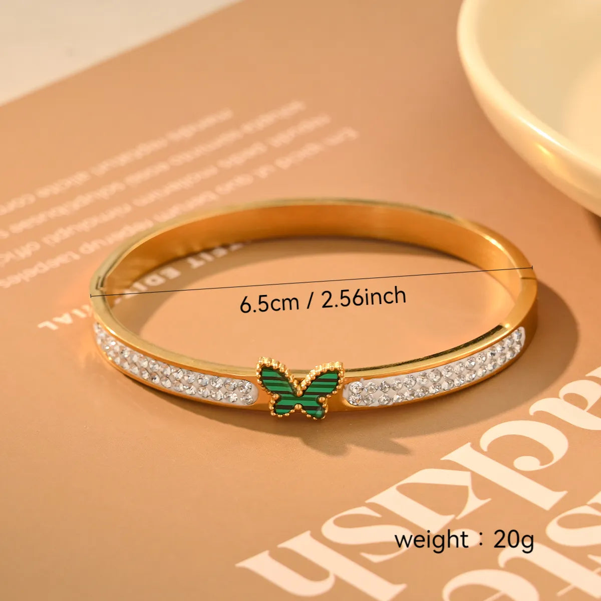 IG Style Y2K Butterfly 304 Stainless Steel Bangle In Bulk