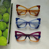 IG Style Y2K Casual Color Block Pc Resin Polygon Butterfly Frame Full Frame Women'S Sunglasses