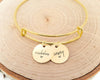 Personalized Sterling Silver Name Bangle, Silver Name Bracelet, Personalized Name Bracelet, Personalized Bracelet, Custom Engraved Bracelet