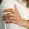 Initial Birthstone Ring • Letter Ring by Caitlyn Minimalist • Mothers Ring • Birthday Gifts • Personalized Christmas Gifts • RM74F39