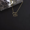Customized Monogram Necklace, Turn Your Name into a One-of-a-Kind Statement Piece, Personalized Handmade Women Gold Name Necklace
